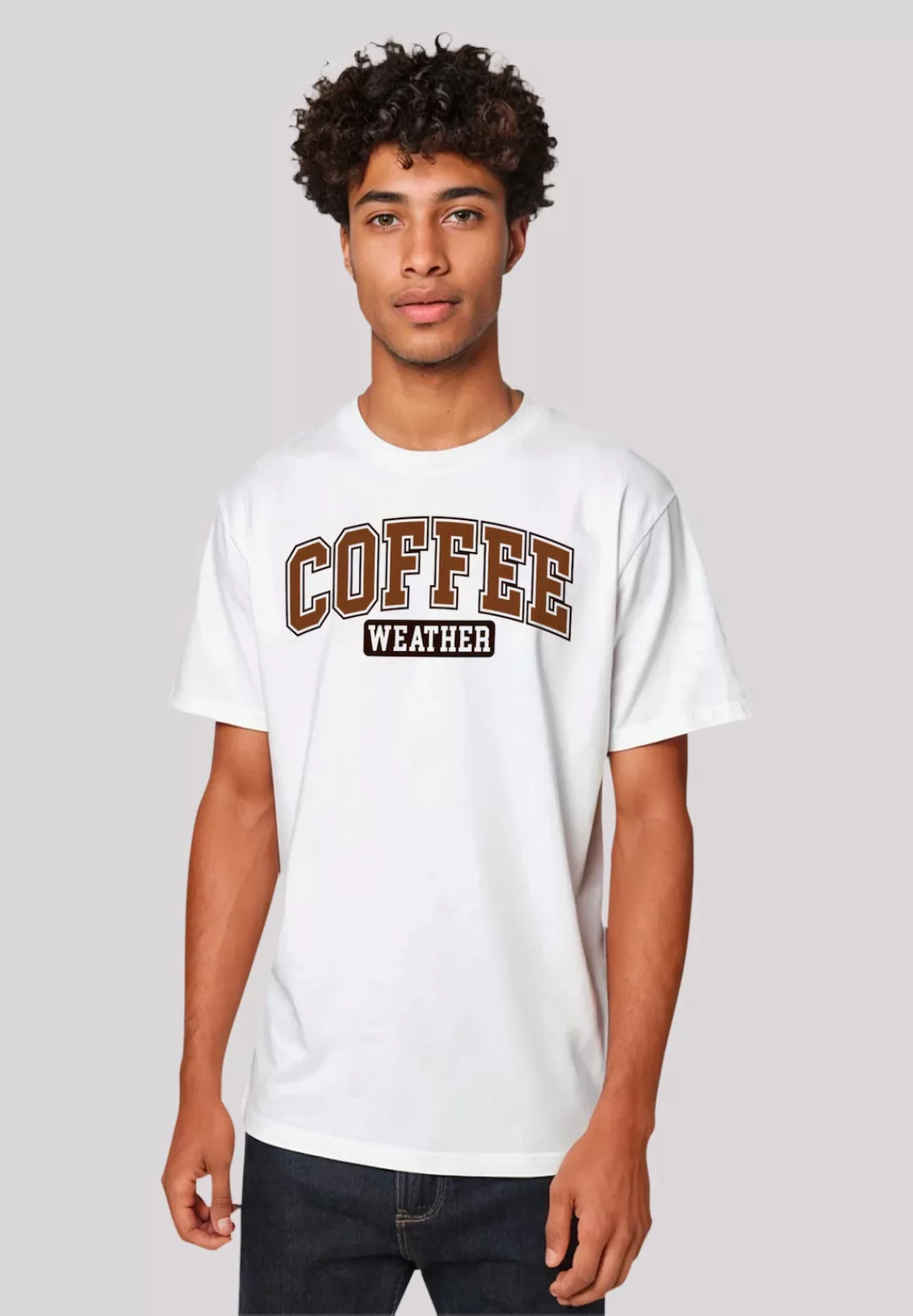 F4NT4STIC T-Shirt "Coffee Weather Winter Holiday Weihnachten", Premium Qual günstig online kaufen