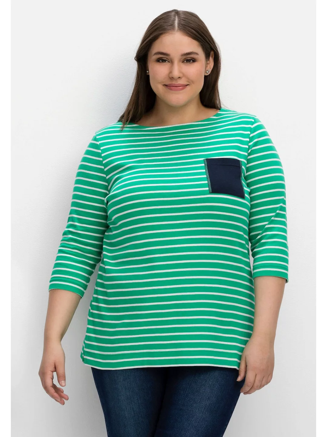Sheego 3/4-Arm-Shirt "Große Größen" günstig online kaufen