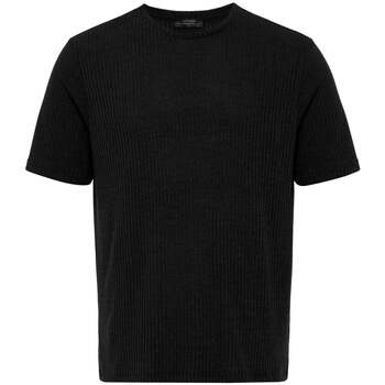 Antioch  T-Shirts & Poloshirts Fabrizio Crew Neck Ribbed Regular Fit T-Shir günstig online kaufen
