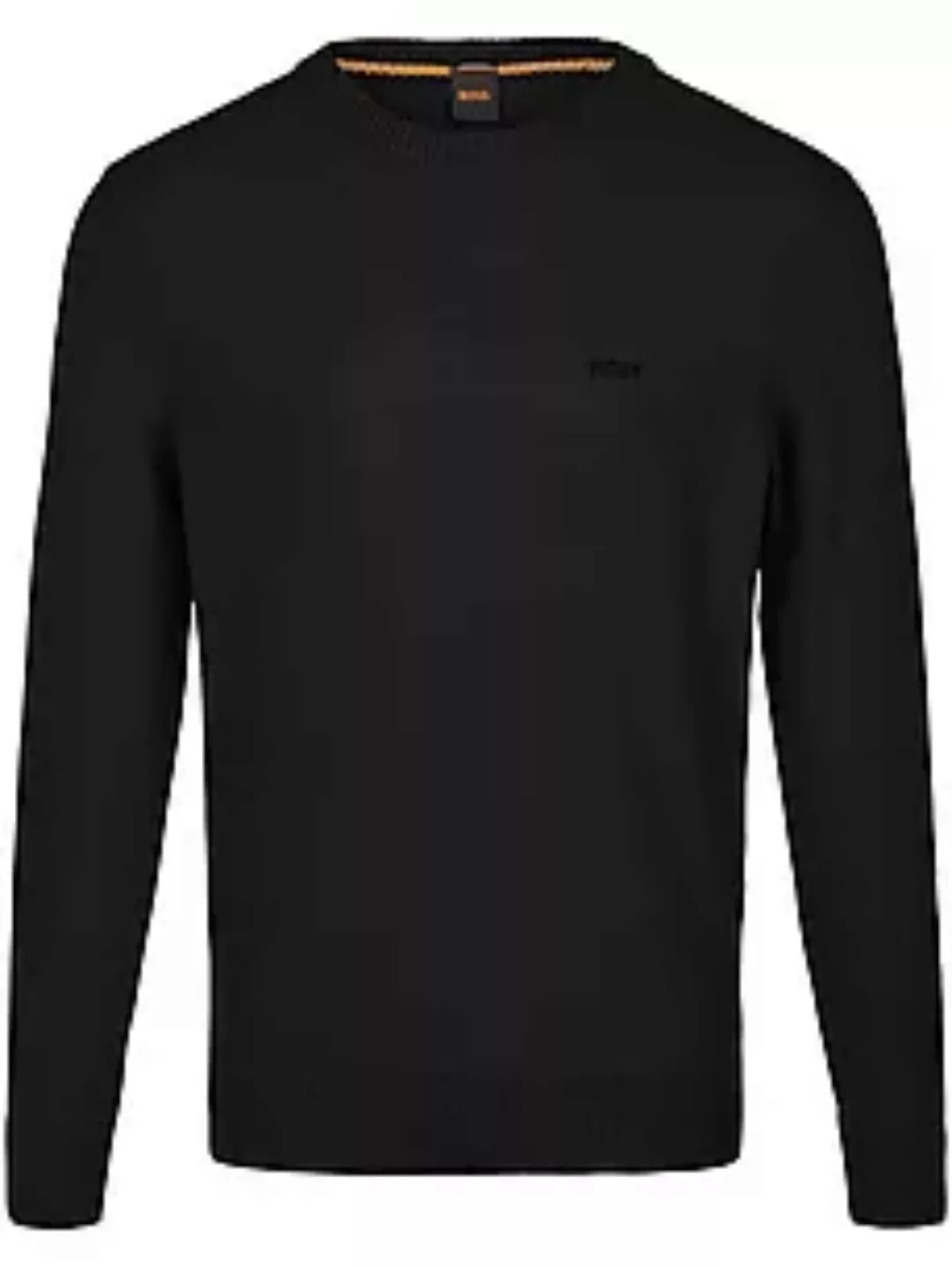 Rundhals-Pullover BOSS schwarz günstig online kaufen