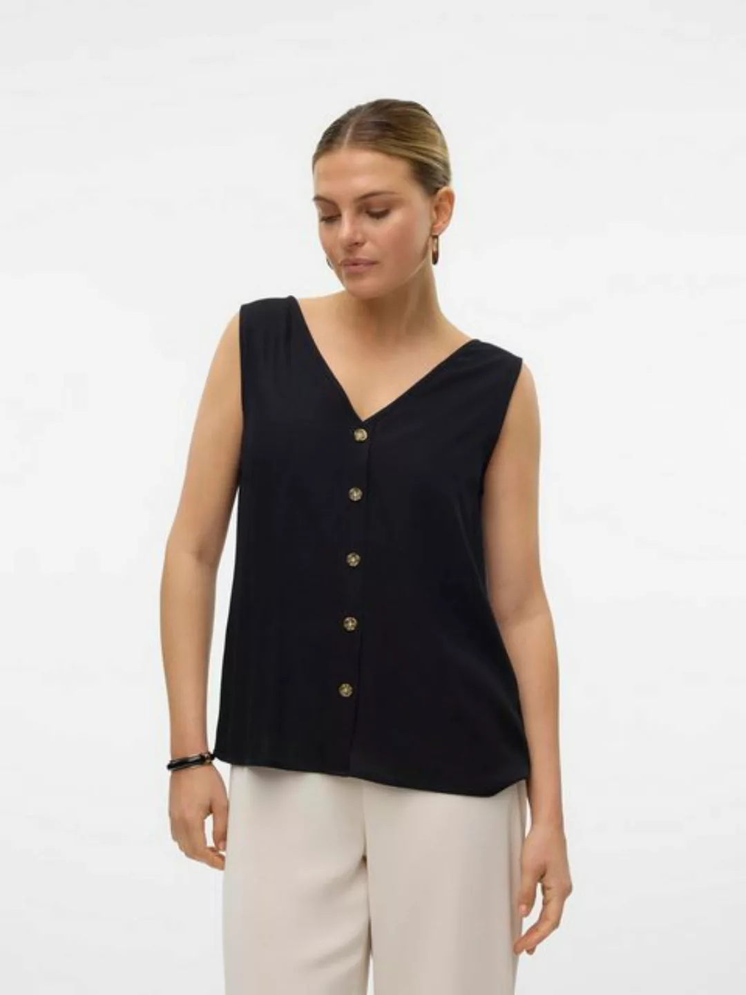 Vero Moda Shirttop auch mit V-Ausschnitt hinten günstig online kaufen