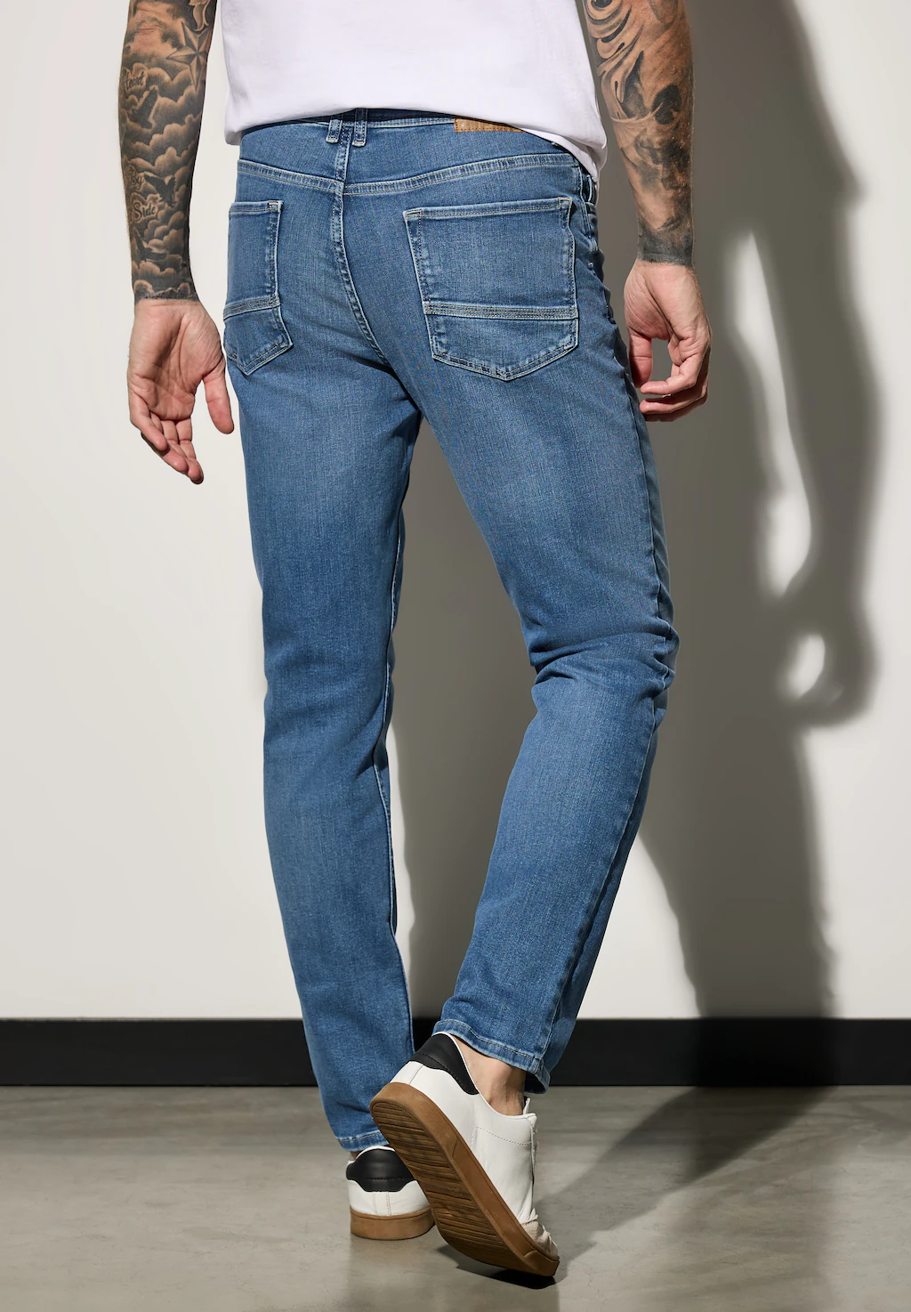 STREET ONE MEN Slim-fit-Jeans, Middle Waist günstig online kaufen