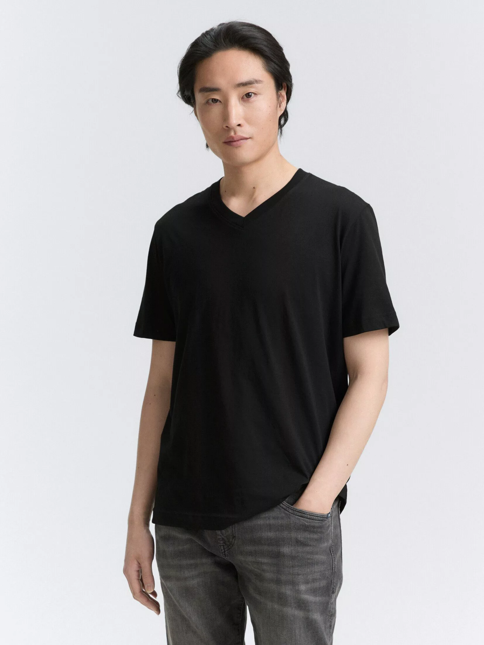TOM TAILOR T-Shirt T-Shirts mit V-Ausschnitt günstig online kaufen