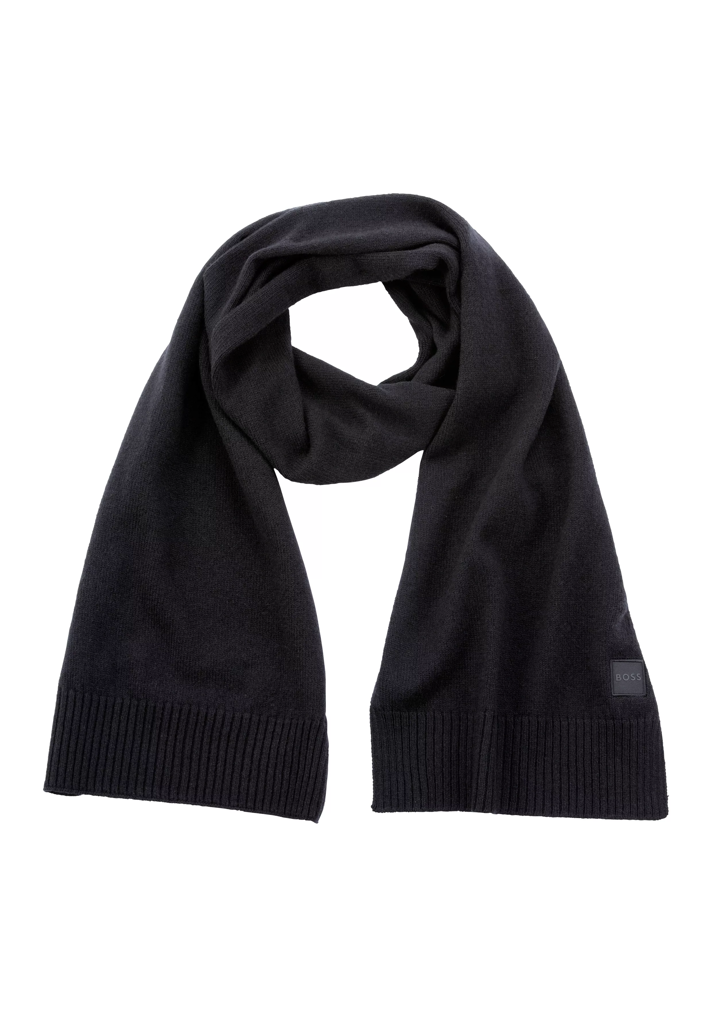 BOSS ORANGE Strickschal "Akaio R Scarf", 50% Wolle Winterschal Wollschal He günstig online kaufen