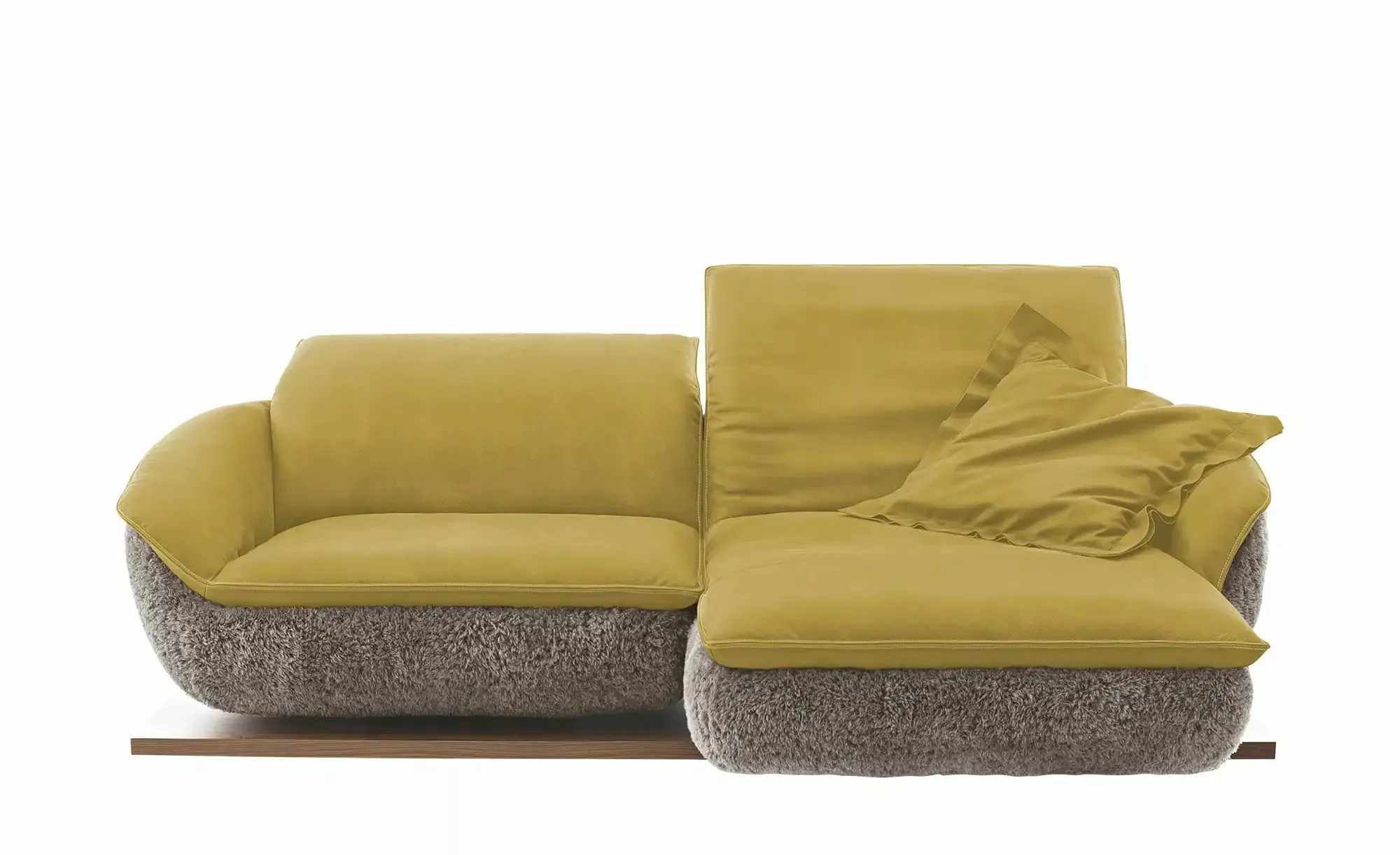 KOINOR Ecksofa  Mooove ¦ gelb ¦ Maße (cm): B: 242 H: 99 T: 120.0 Polstermöb günstig online kaufen