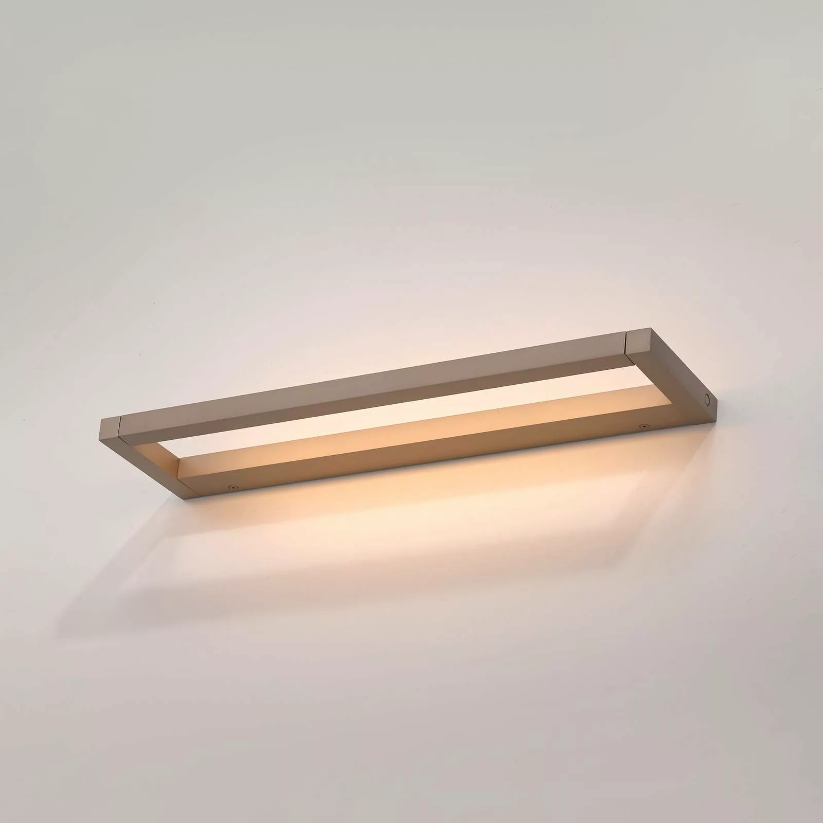 PURE LED-Wandlampe Puro bronze Breite 50 cm Aluminium Dimmer günstig online kaufen