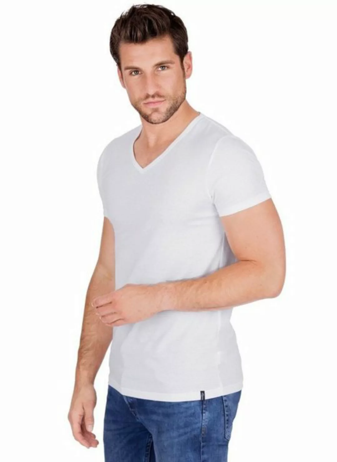 Trigema T-Shirt "TRIGEMA V-Shirt Slim Fit" günstig online kaufen