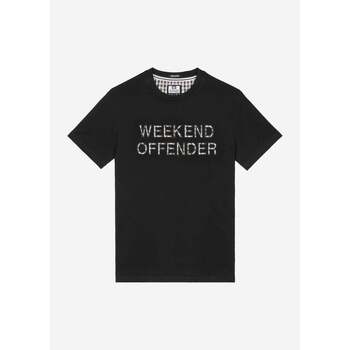 Weekend Offender  T-Shirts & Poloshirts Tornaco – schwarzes Mid-House-Karom günstig online kaufen