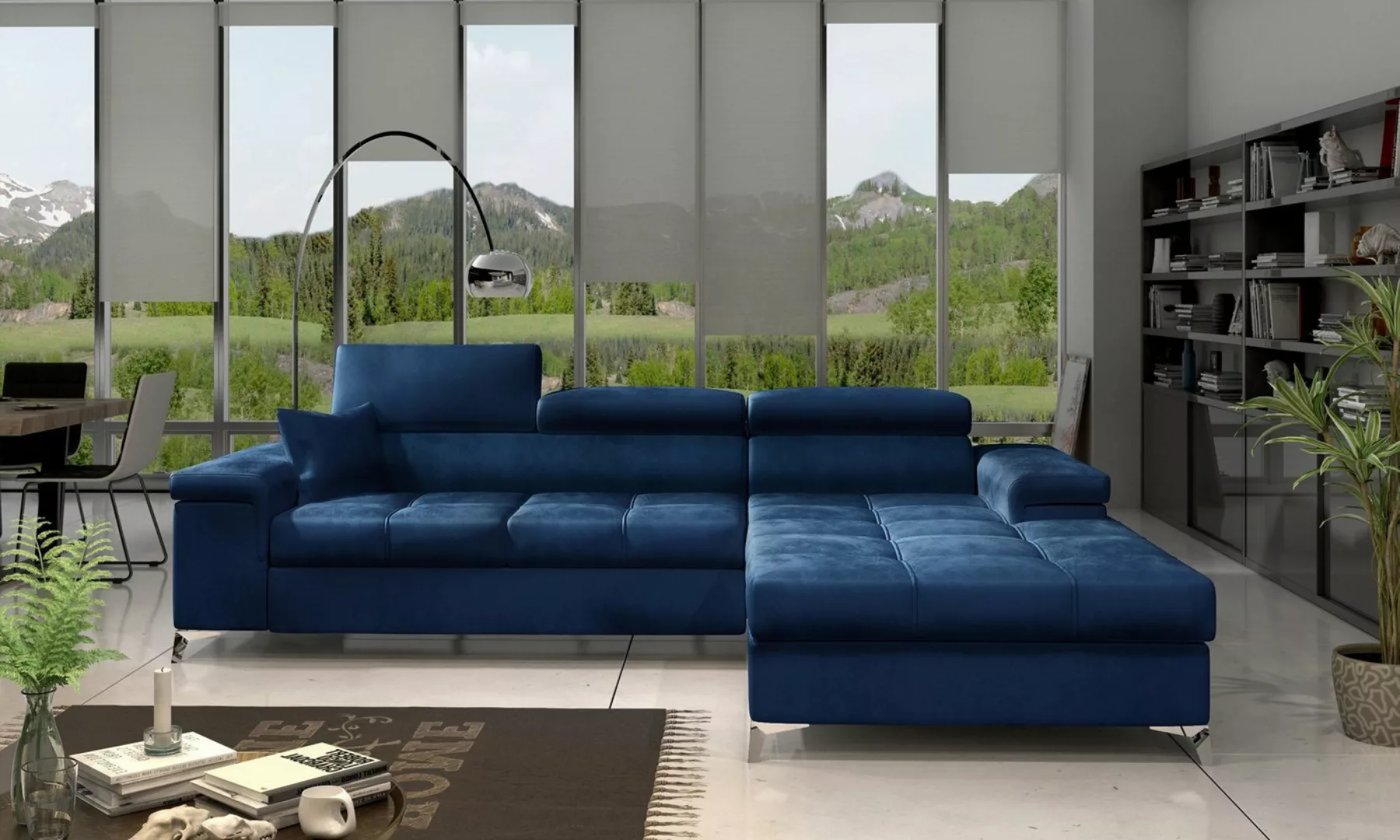 yourhouse24 Ecksofa Ricardo L-form Schlafsofa Wohnlandschaft Links Rechts B günstig online kaufen