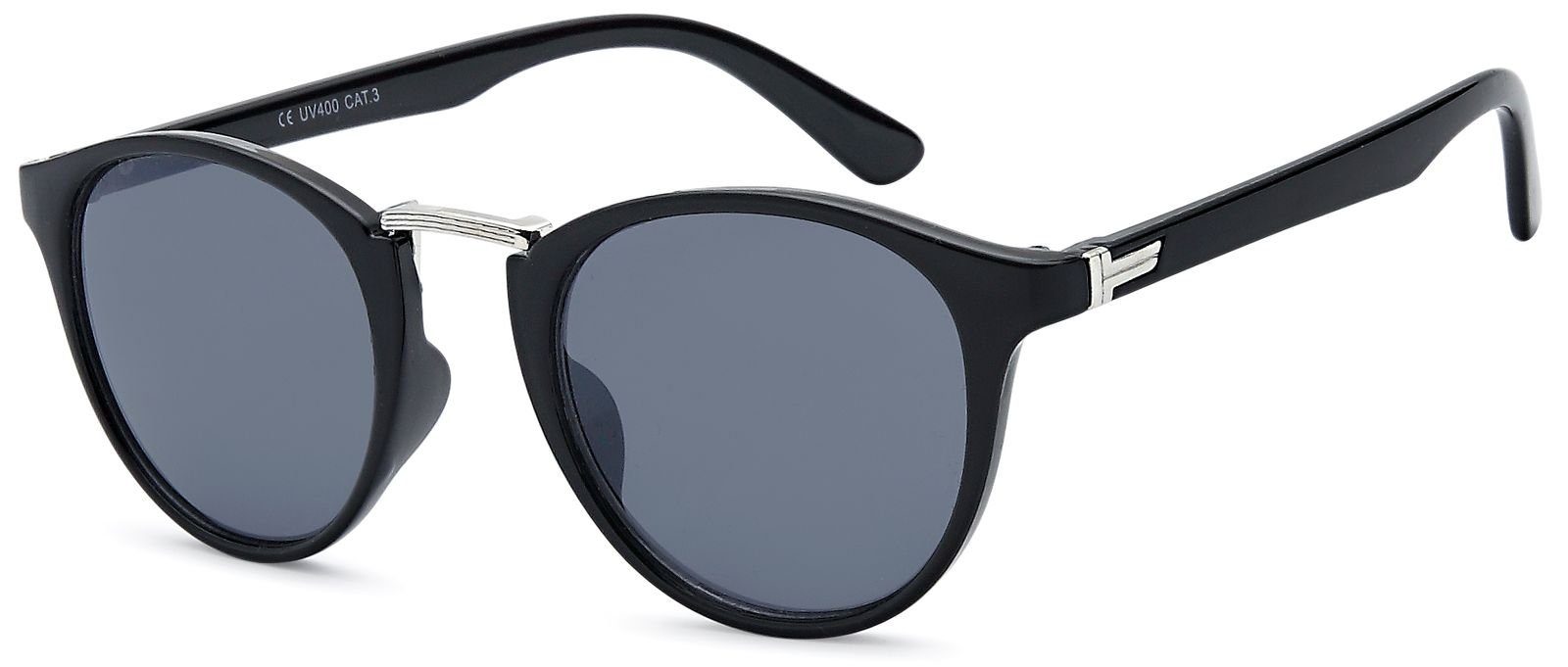 styleBREAKER Sonnenbrille Sonnenbrille mit runden Gläsern günstig online kaufen