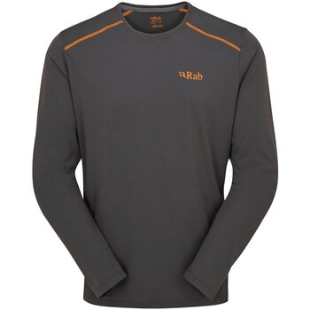 Rab  T-Shirts & Poloshirts Sport Force LS Tee QBL-07- graphene günstig online kaufen