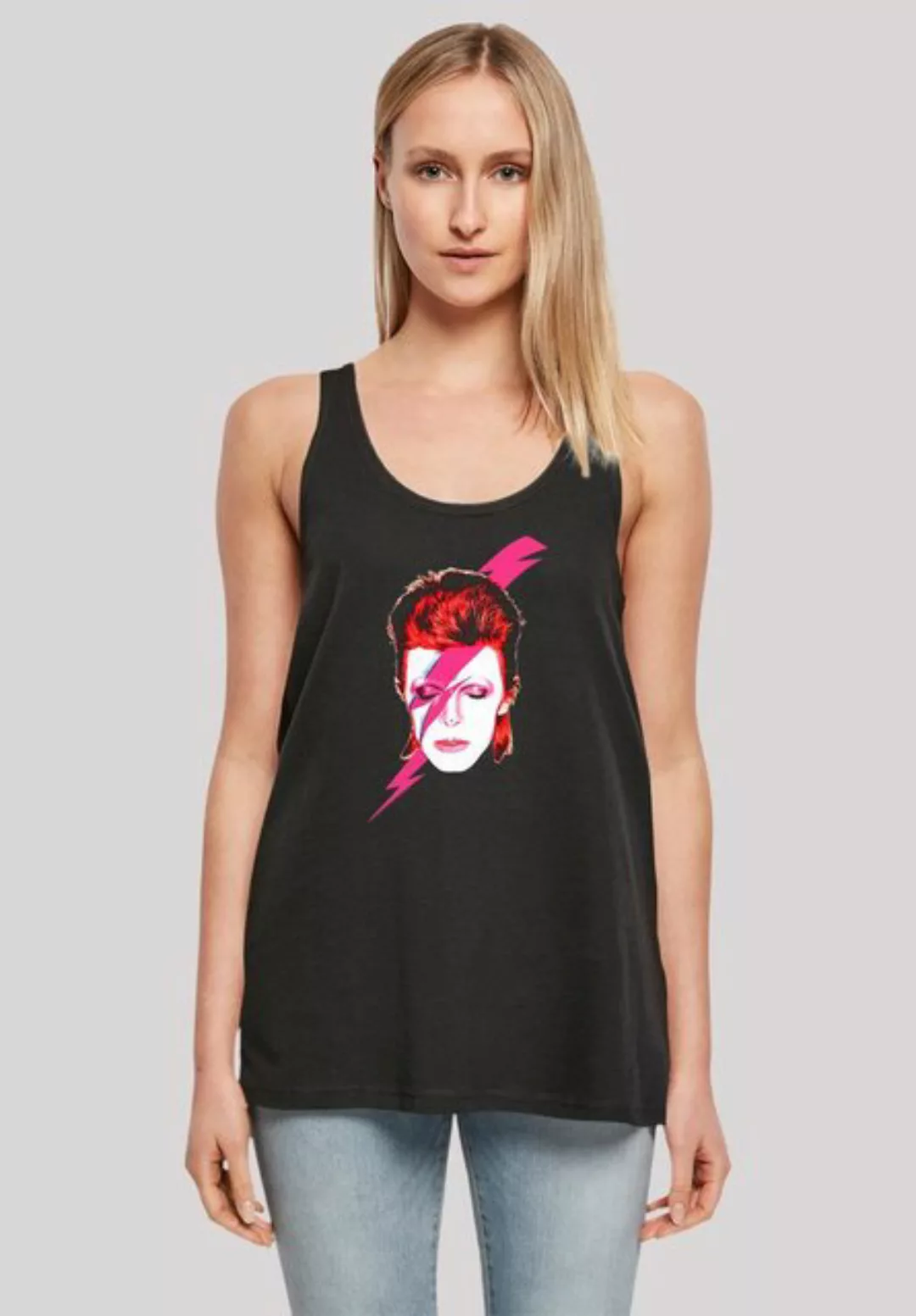 F4NT4STIC T-Shirt David Bowie Aladdin Sane Lightning Bolt Print günstig online kaufen