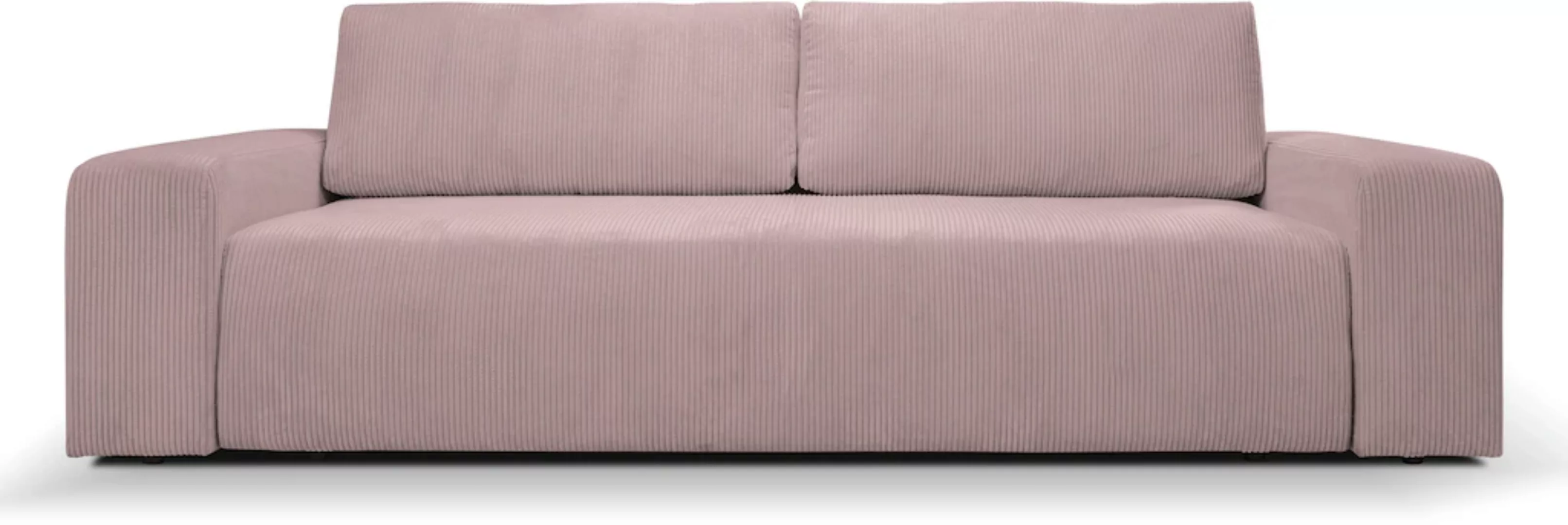 WERK2 Schlafsofa "Hugo", Design 2-Sitzer Sofa in Cord mit Schlaffunktion & günstig online kaufen