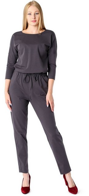 Bellivalini Jumpsuit Damen Hosenanzug Jumpsuit mit Bindegürtel Freizeitanzu günstig online kaufen