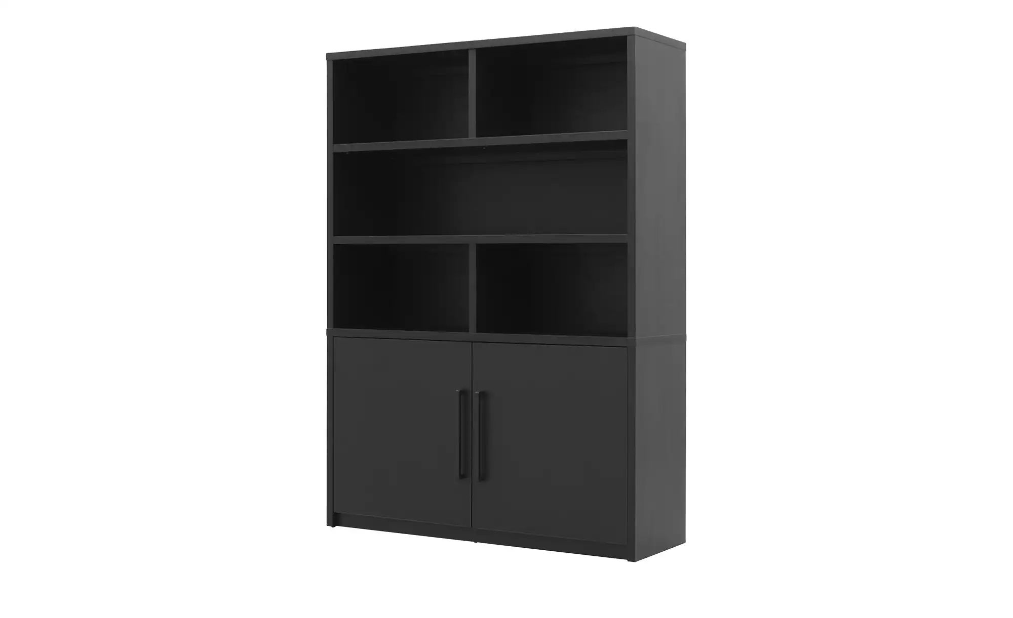 uno Highboard  Broadway ¦ schwarz ¦ Maße (cm): B: 135 H: 187 T: 45.0 Regale günstig online kaufen