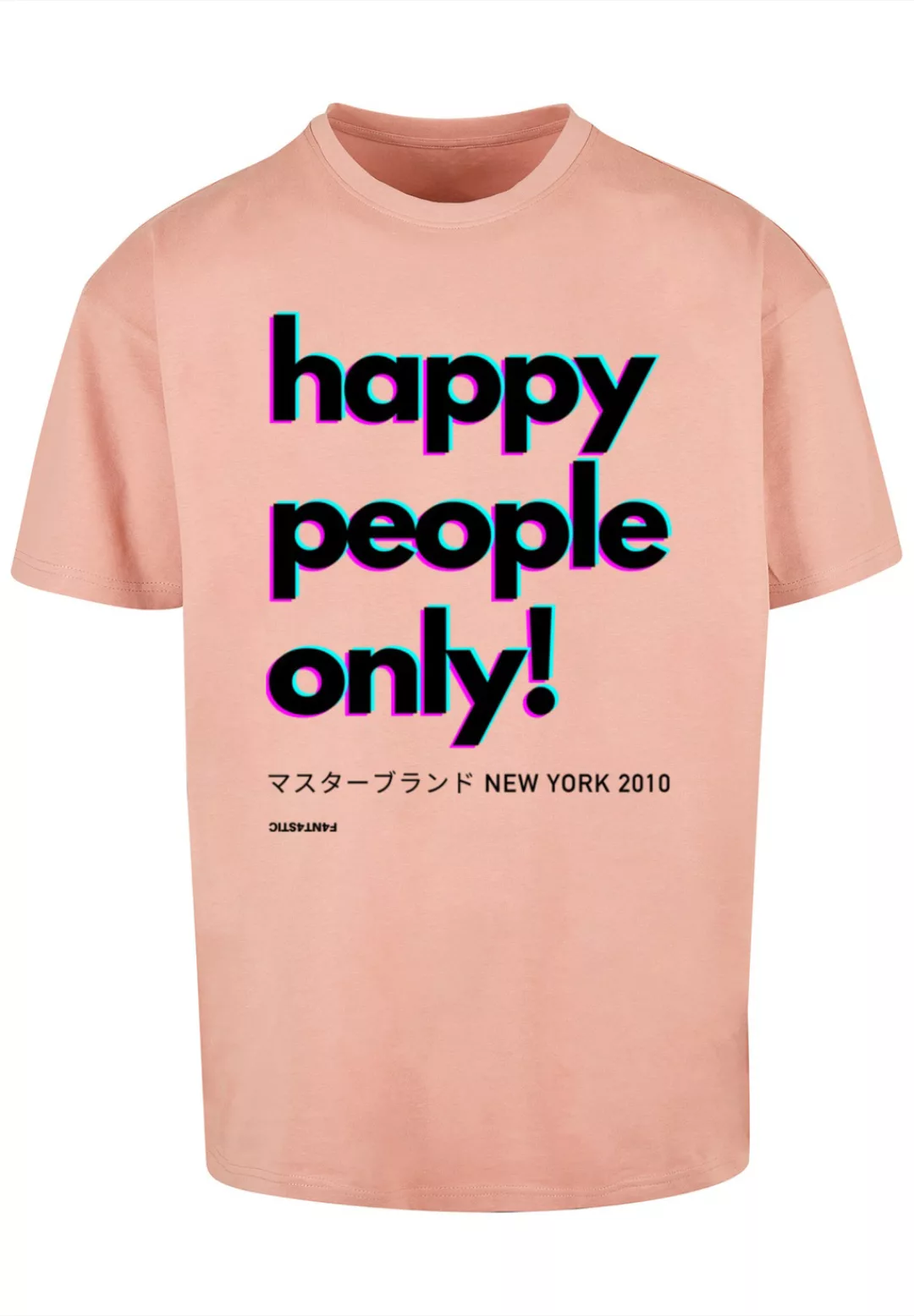 F4NT4STIC T-Shirt "Happy people only New York", Print günstig online kaufen