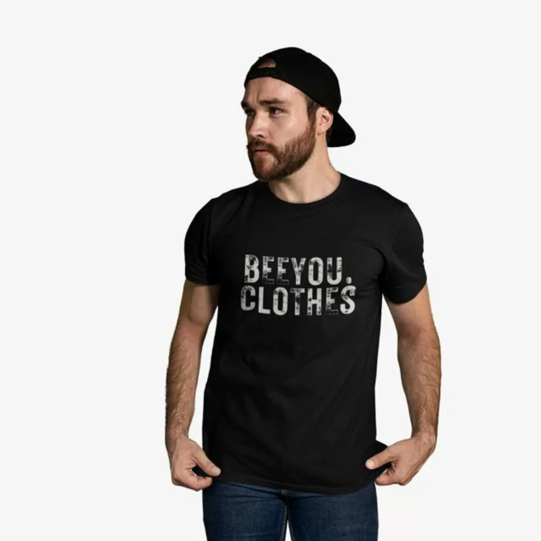 Beeyou. Clothes T-Shirt T-Shirt aus Bio-Baumwolle mit vintage Logo-Design günstig online kaufen