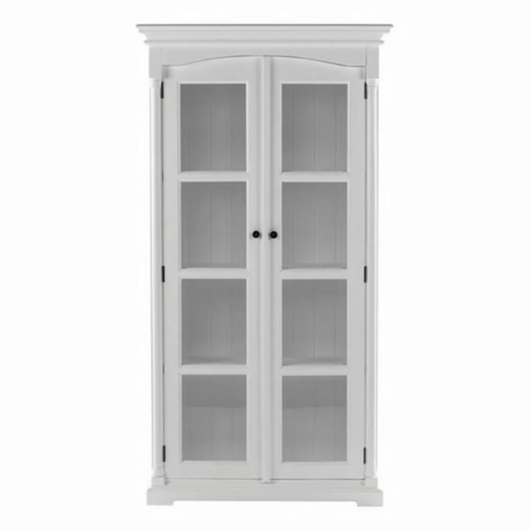 ebuy24 Vitrine Provence Vitrinenschrank 2 Glastüren weiß. günstig online kaufen