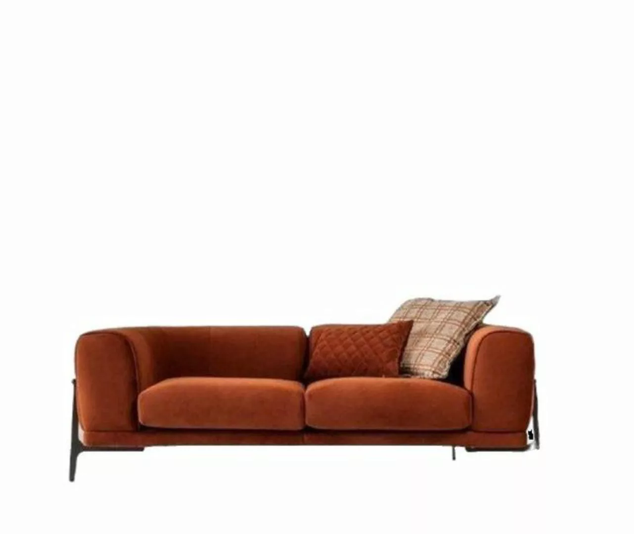 JVmoebel 3-Sitzer Dreisitzer Sofa 3 Sitzer Stoffsofa Sofas Modern Rot Stoff günstig online kaufen