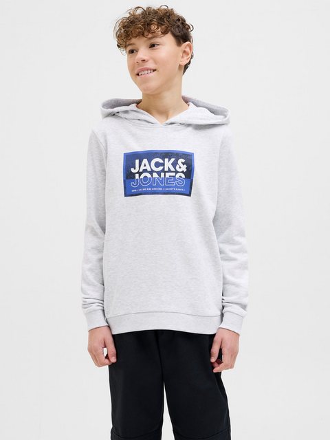 Jack & Jones Junior Hoodie JCOLOGAN SS24 PRINT SWEAT HOOD SN JNR günstig online kaufen