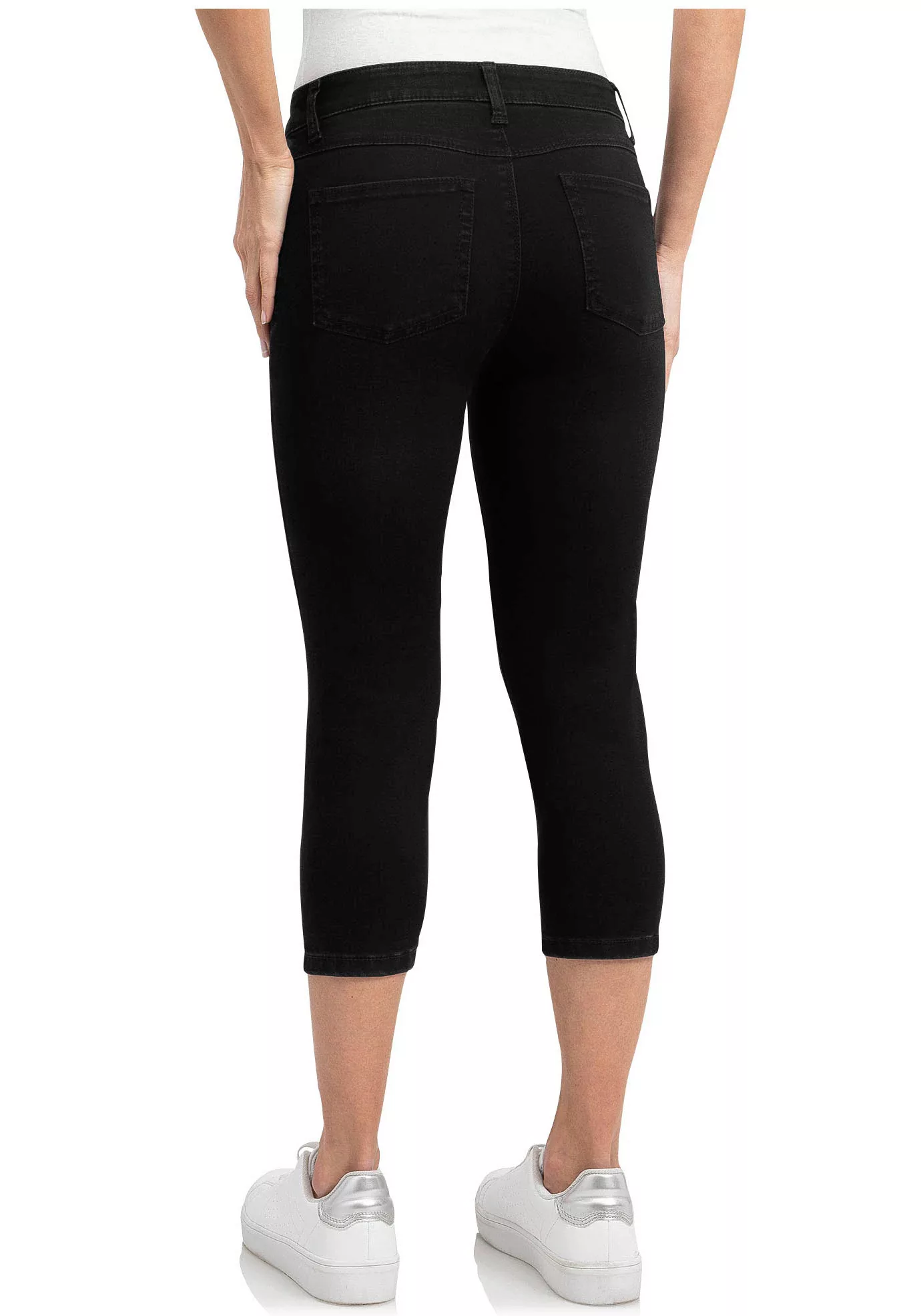 wonderjeans Caprijeans Capri mit kleinen Schlitzen am Beinabschluß günstig online kaufen