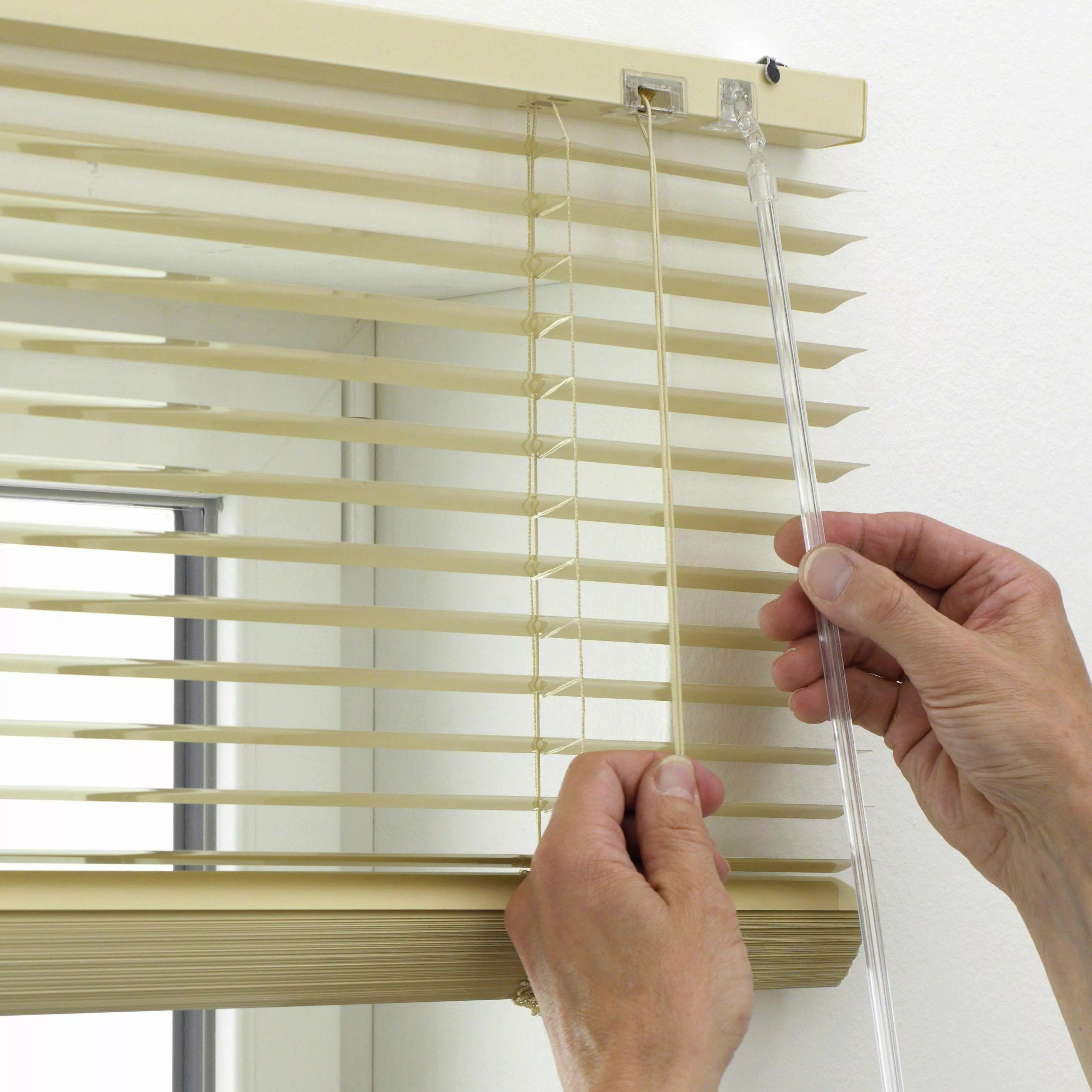 Gardinia Aluminium Jalousie 90 cm x 175 cm Beige günstig online kaufen