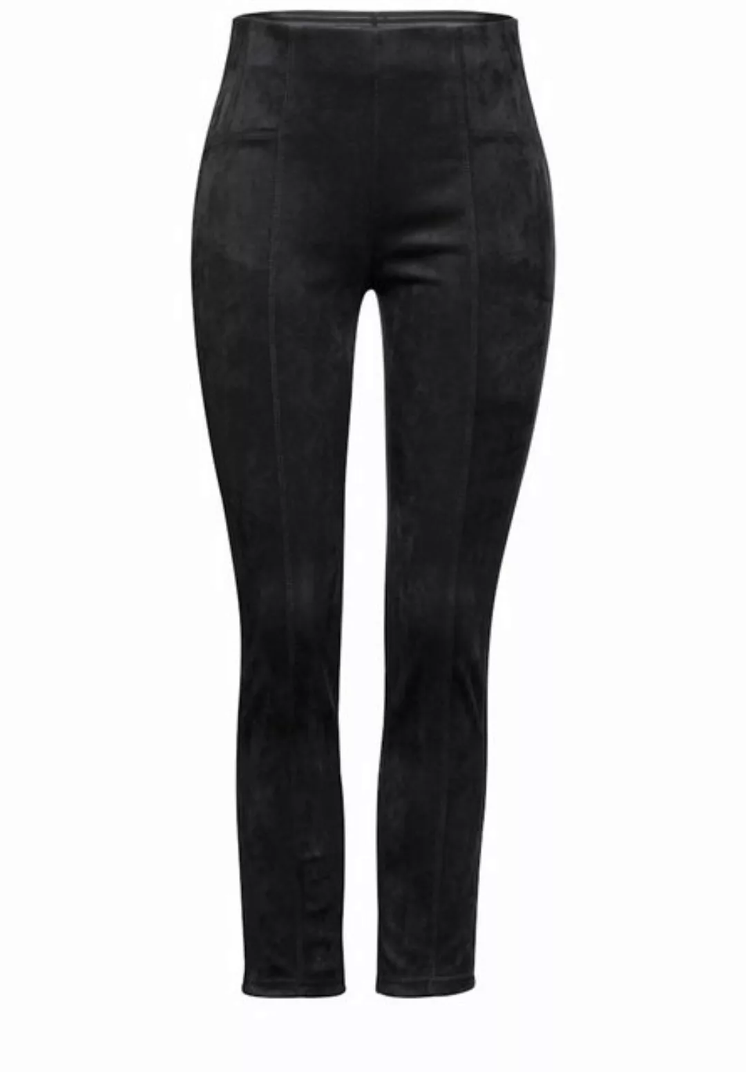 STREET ONE Stoffhose STREET ONE / Da.Casual-Hose / Style LTD QR Hope Velour günstig online kaufen