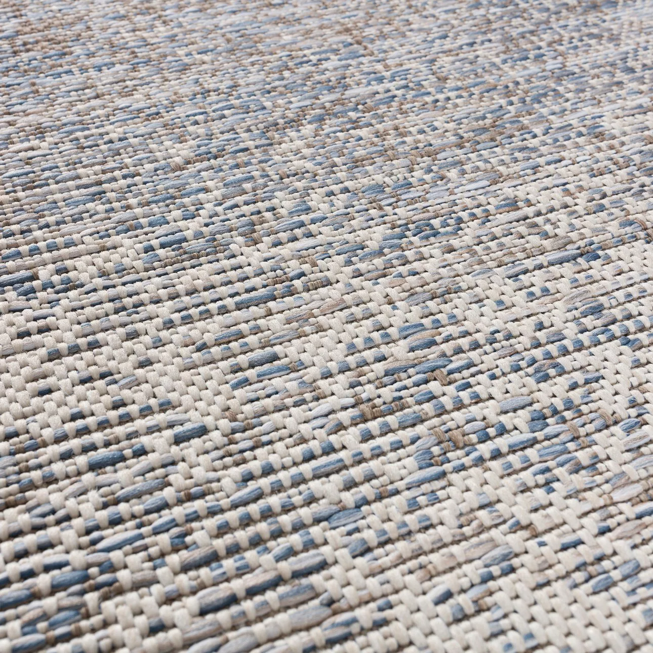 Teppich Breeze wool/raw blue 120x170cm, 120 x 170 cm günstig online kaufen