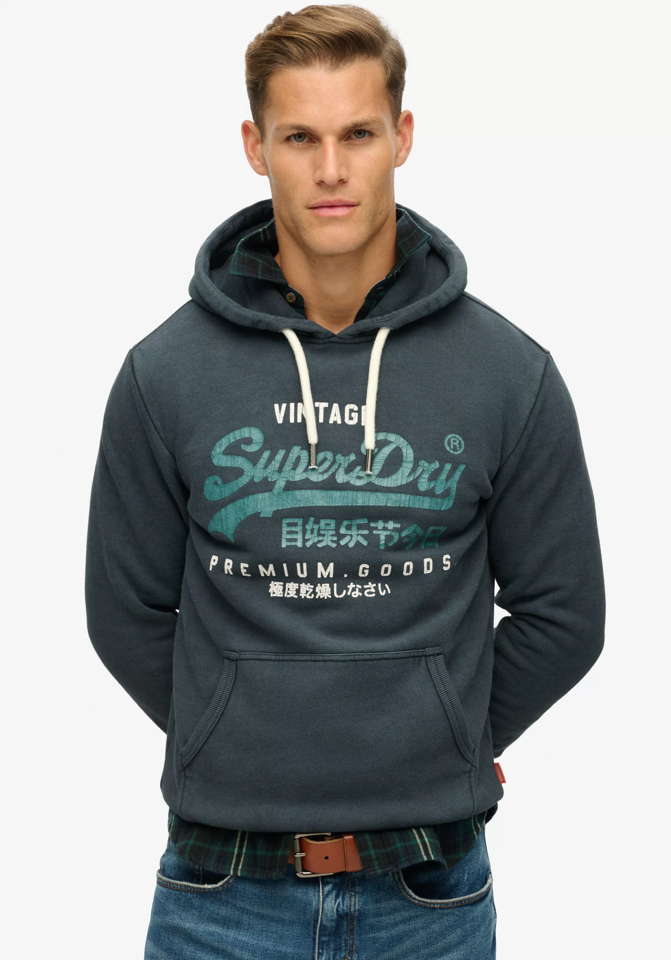 Superdry Kapuzensweatshirt "DUO VINTAGE LOGO HOODIE" günstig online kaufen