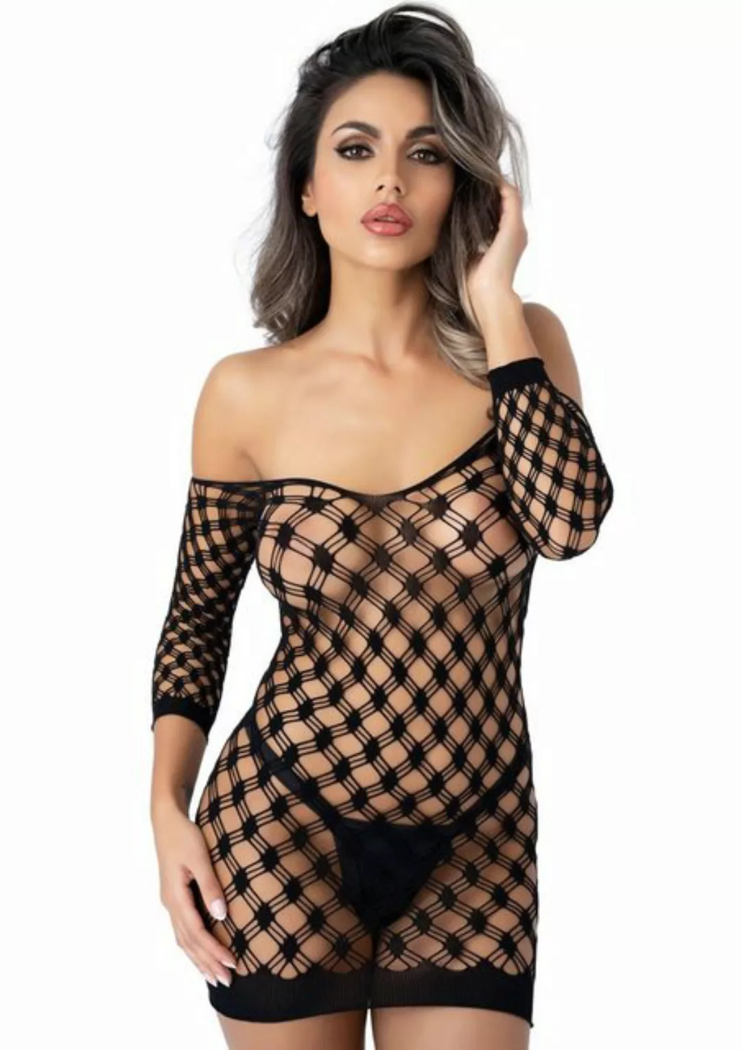 Daring Intimates Minikleid Netz Mini-Kleid - schwarz günstig online kaufen