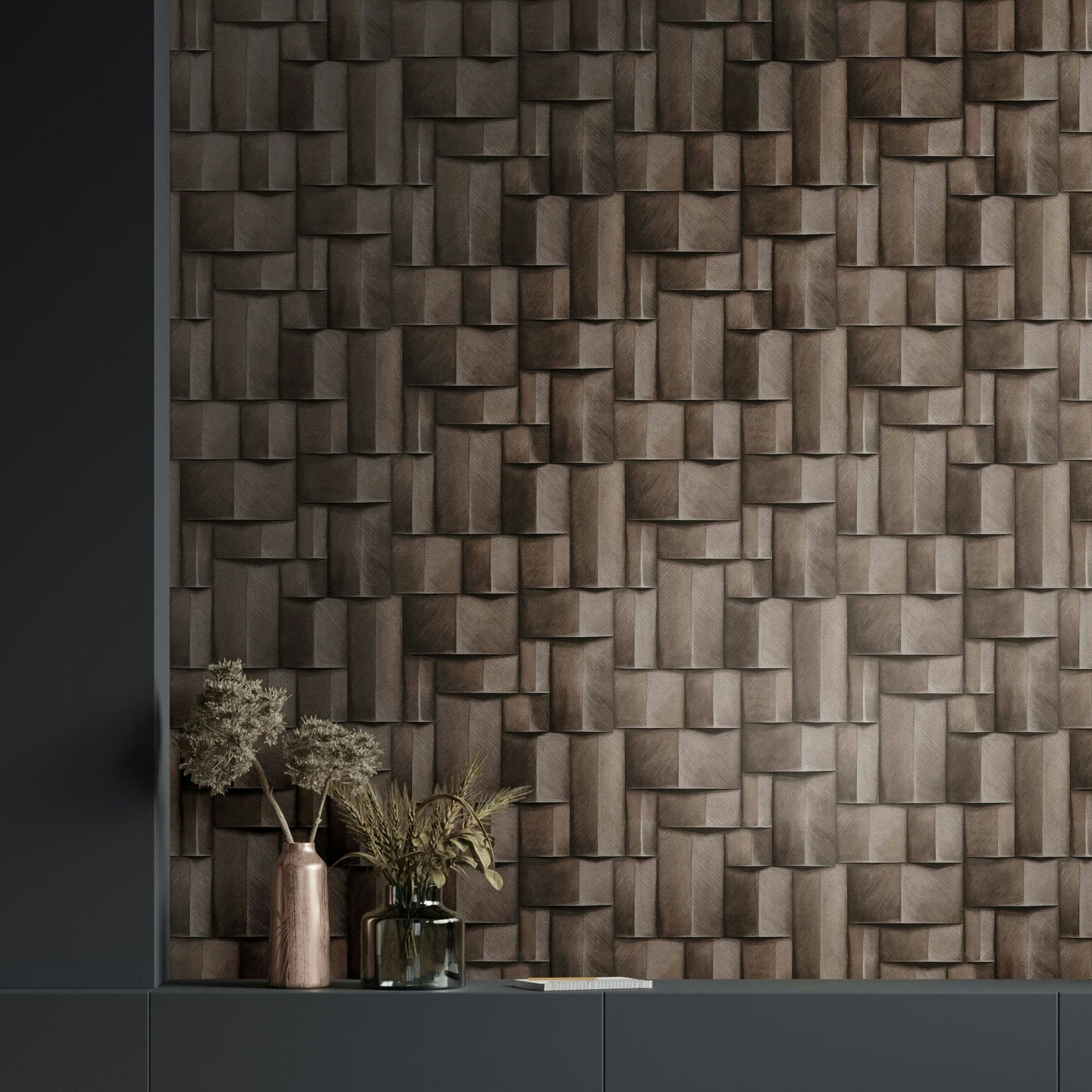 Marburg Vliestapete Tapete Modern Cubes, geprägt, günstig online kaufen