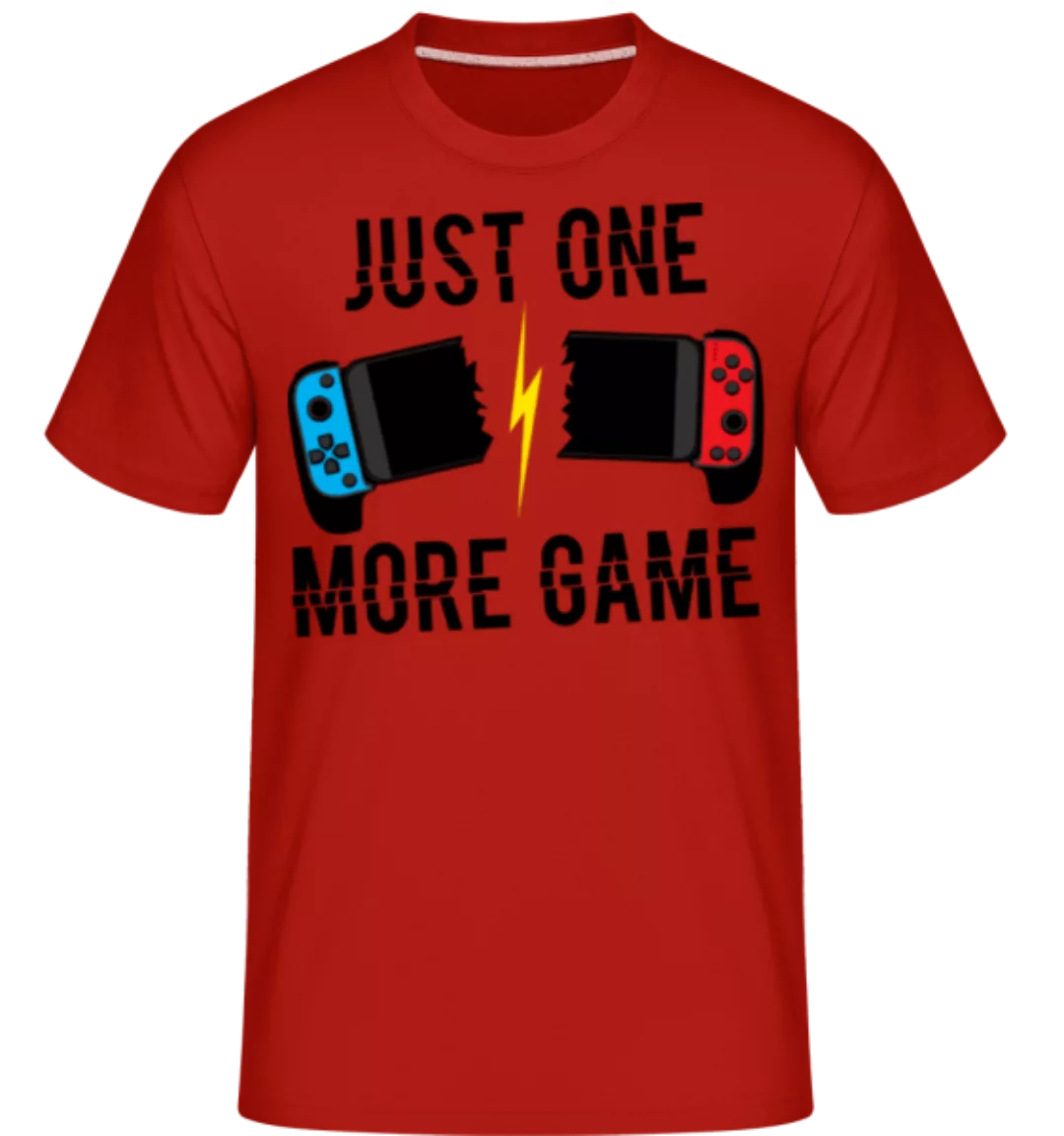 Just One More Game · Shirtinator Männer T-Shirt günstig online kaufen