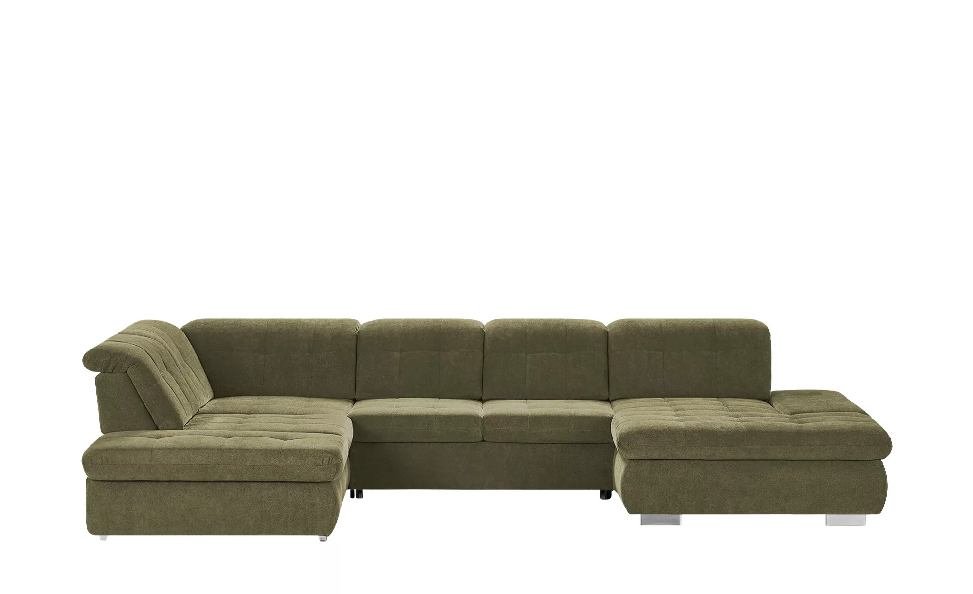 Wohnlandschaft  Spencer - grün - 102 cm - Polstermöbel > Sofas > Wohnlandsc günstig online kaufen