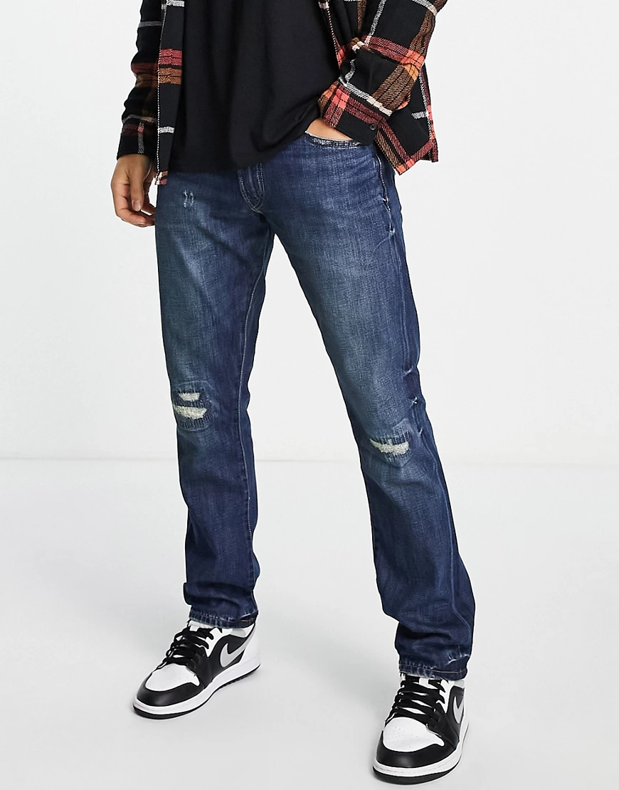 Polo Ralph Lauren – Sullivan – Jeans in verwaschenem Mittelblau mit schmale günstig online kaufen