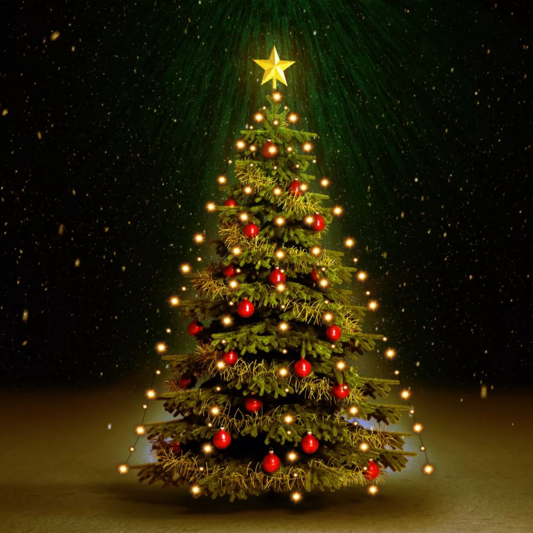 Weihnachtsbaum Lichternetz Mit 210 Leds 210 Cm günstig online kaufen