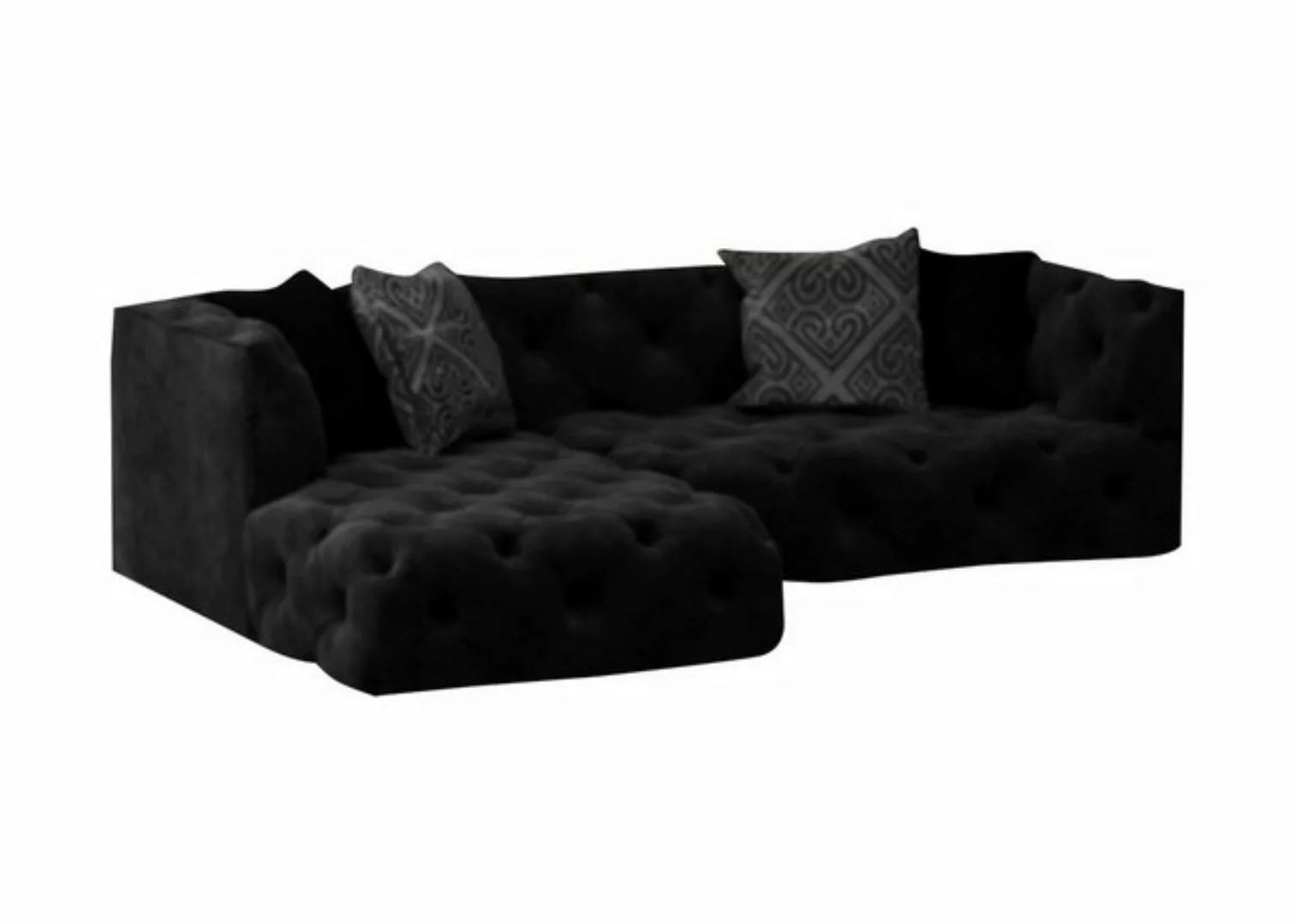JVmoebel Ecksofa Braunes Chesterfield L-Form Couch Design Polstermöbel Neu, günstig online kaufen