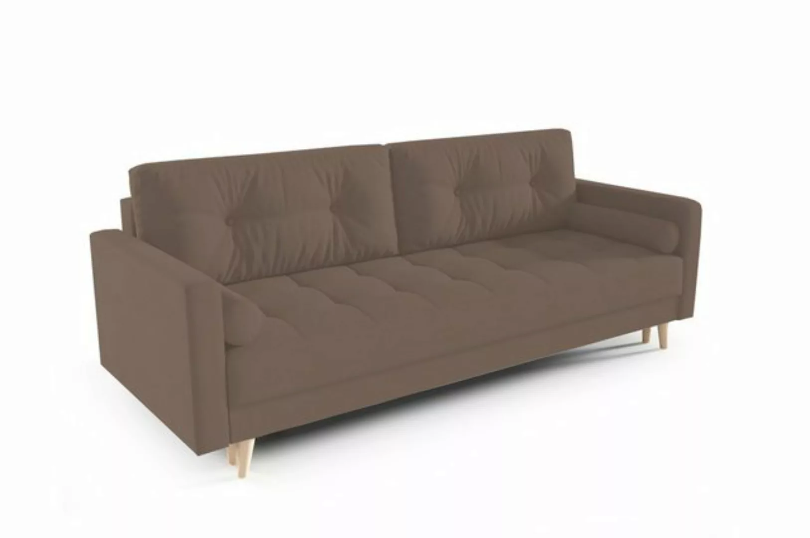 MOEBLO Schlafsofa DOMIA, Sofa im skandinavischen Stil Sofagarnitur Wohnland günstig online kaufen