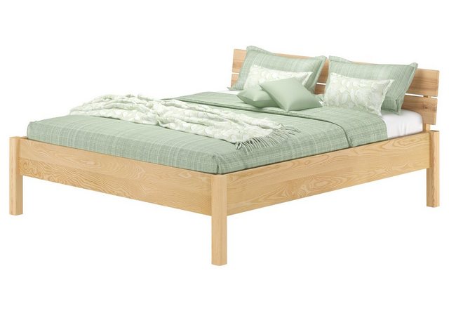 ERST-HOLZ Bett Doppelbett metallfrei 180x200 massives Eschenholz, Eschegeöl günstig online kaufen