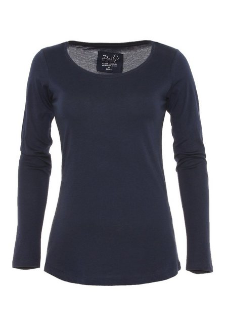 DAILY´S Langarmshirt ANN: Damen Longsleeve aus Biobaumwolle günstig online kaufen