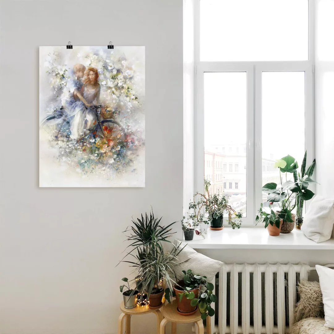 Artland Wandbild "Frühling II", Paar, (1 St.), als Leinwandbild, Poster, Wa günstig online kaufen