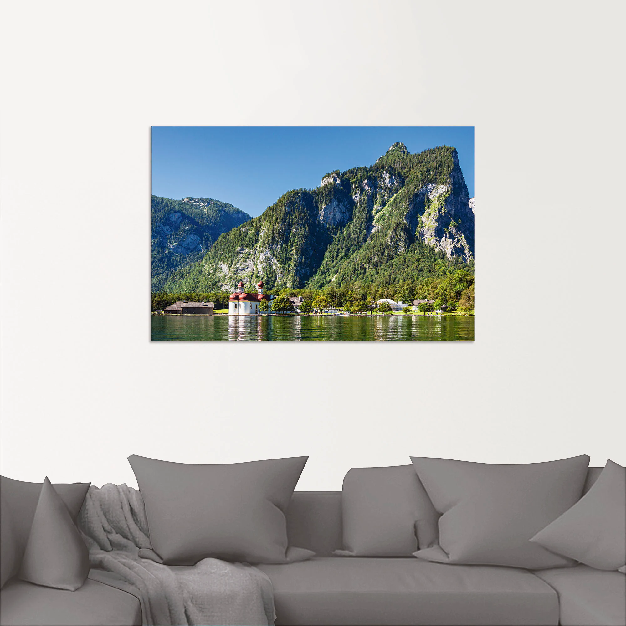 Artland Wandbild »Blick auf den Königssee«, Berge & Alpenbilder, (1 St.), a günstig online kaufen