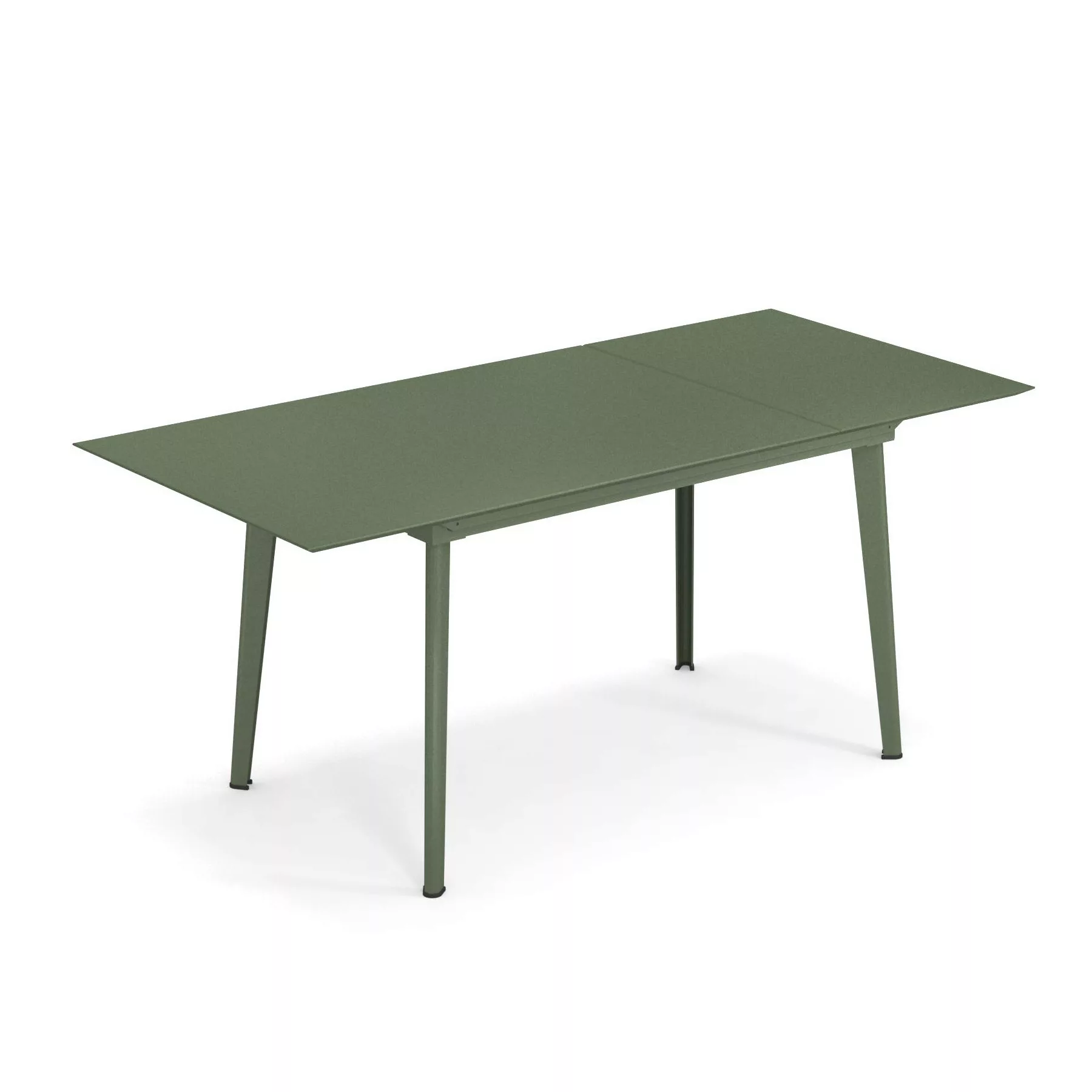 emu - Plus4 Balcony Gartentisch ausziehbar 120x80cm - armee grün/pulverbesc günstig online kaufen