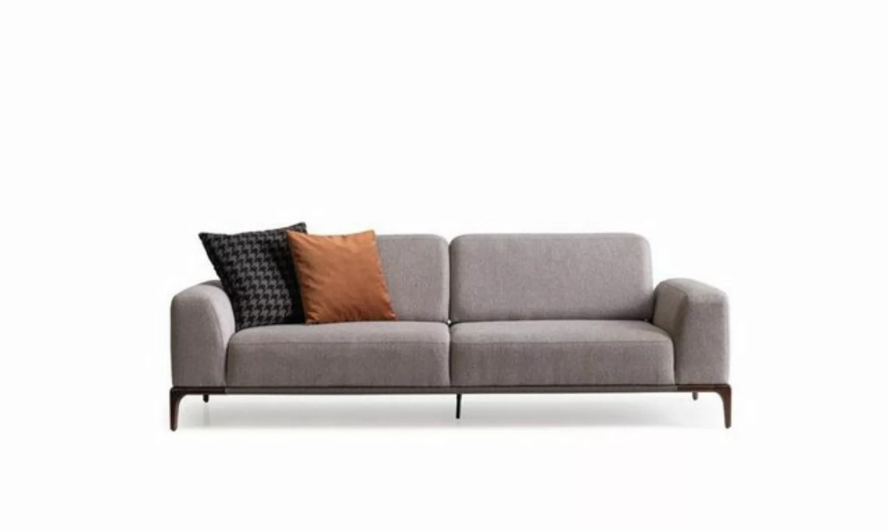 JVmoebel Sofa, Wohnzimmer Sofa 3 Sitzer Design Stil Möbel Moderne Sofas gra günstig online kaufen