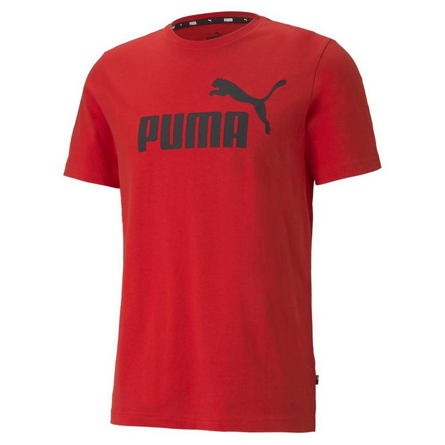 PUMA T-Shirt Herren T-Shirt - ESS Logo Tee, Rundhals, (Packung, 1er Pack) günstig online kaufen