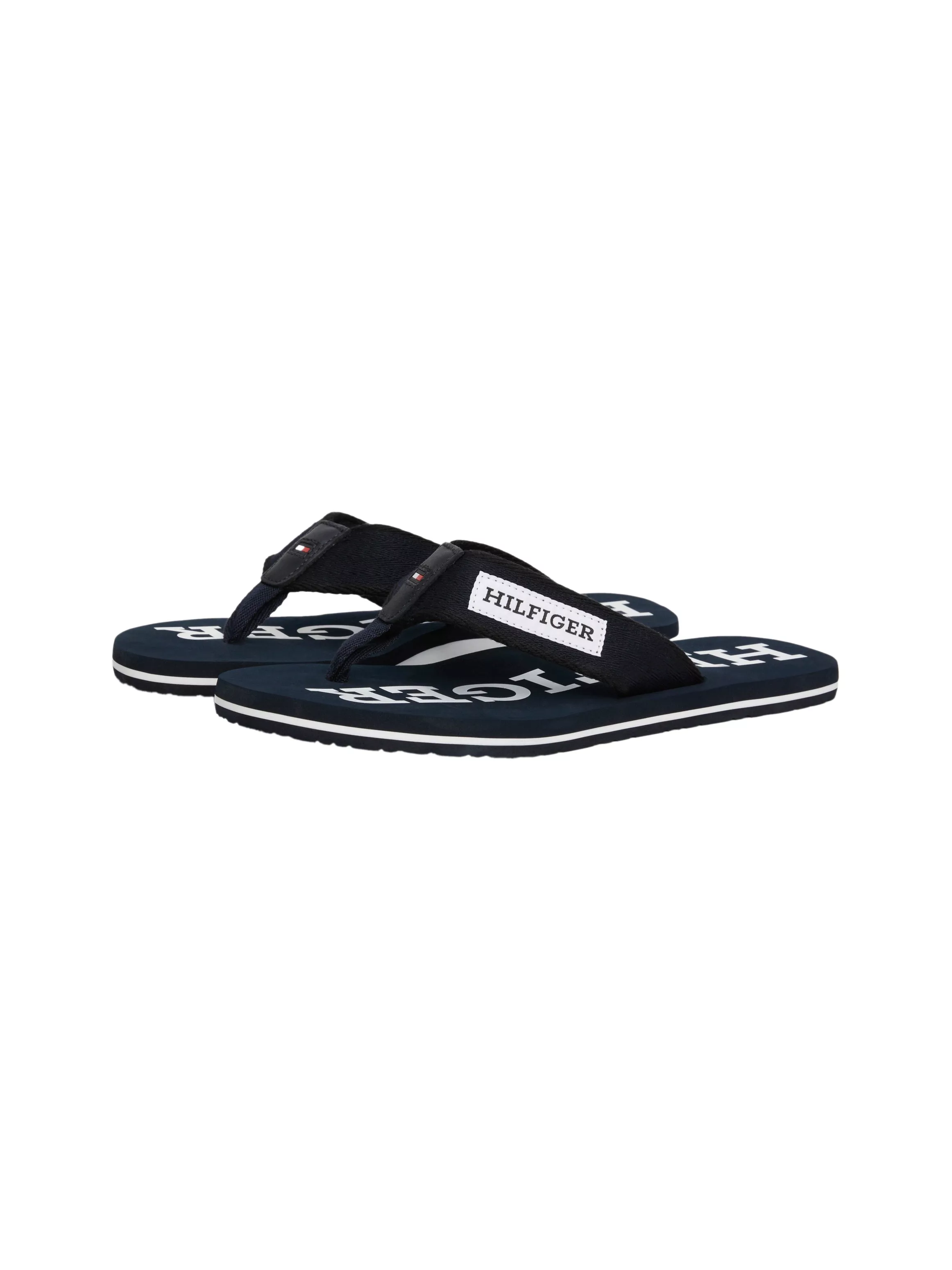 Tommy Hilfiger Zehentrenner "PATCH HILFIGER BEACH SANDAL", Sommerschuh, Sch günstig online kaufen