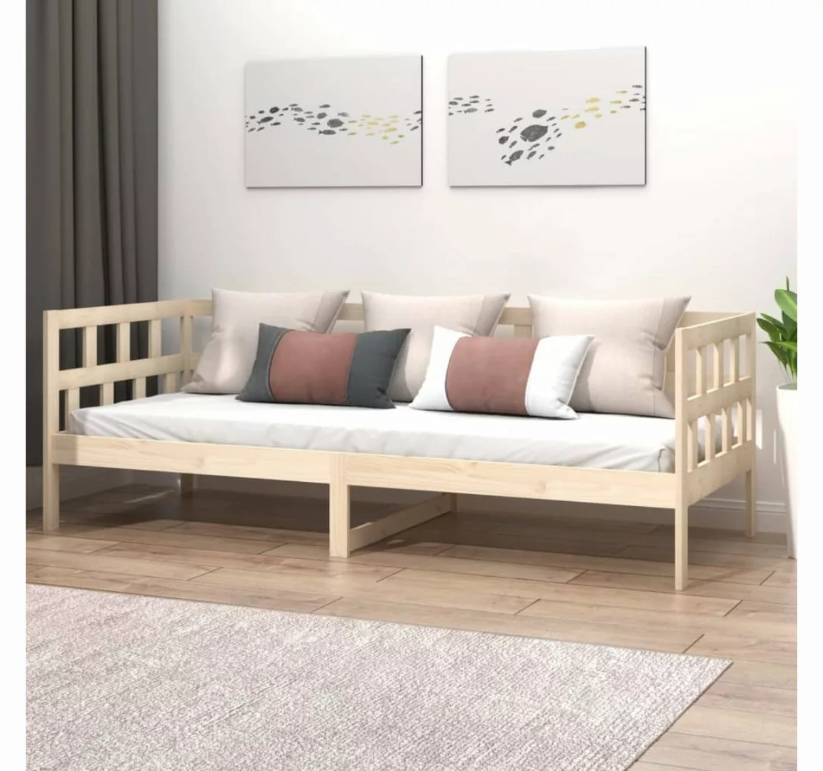furnicato Bett Tagesbett Massivholz Kiefer 80x200 cm günstig online kaufen