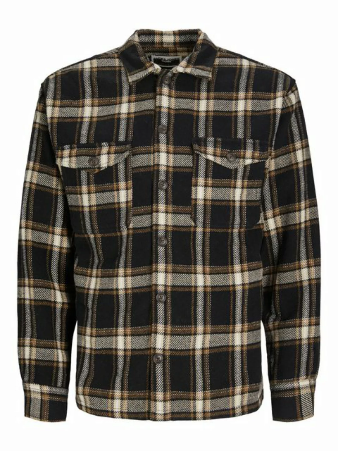 Jack & Jones Anorak JCOEDDIE CHECK WOOL BLEND OVERSHIRT günstig online kaufen