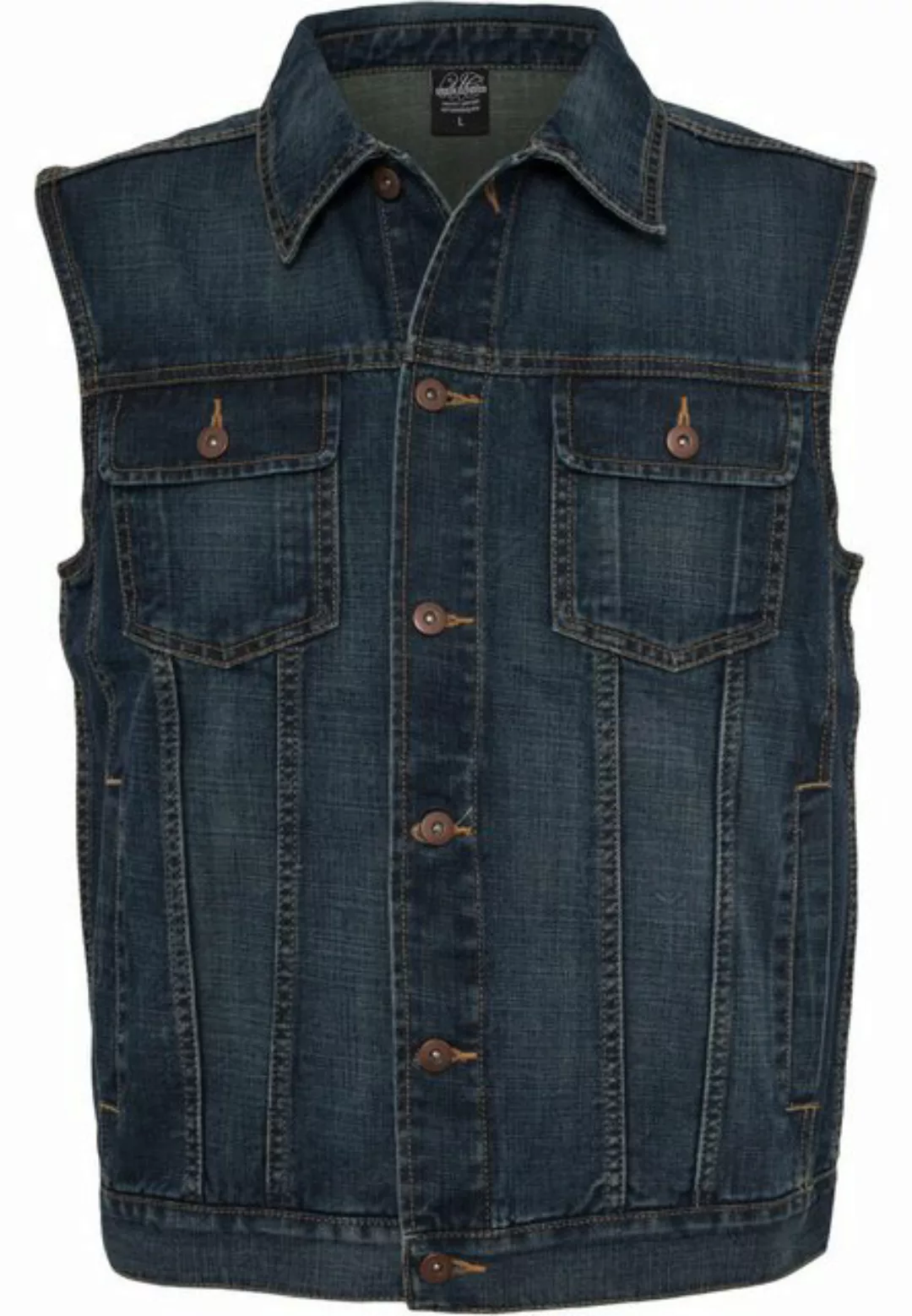 URBAN CLASSICS Jerseyweste Urban Classics Herren Denim Vest (1-tlg) günstig online kaufen