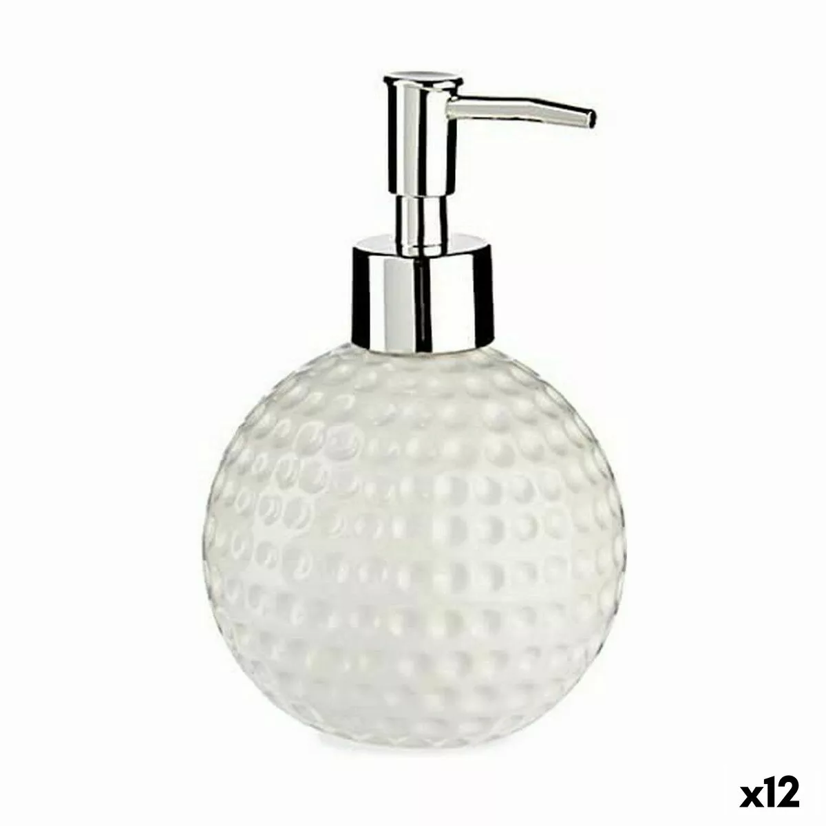 Seifenspender Golf Aus Keramik Metall Weiß 12 Stück (300 Ml) günstig online kaufen