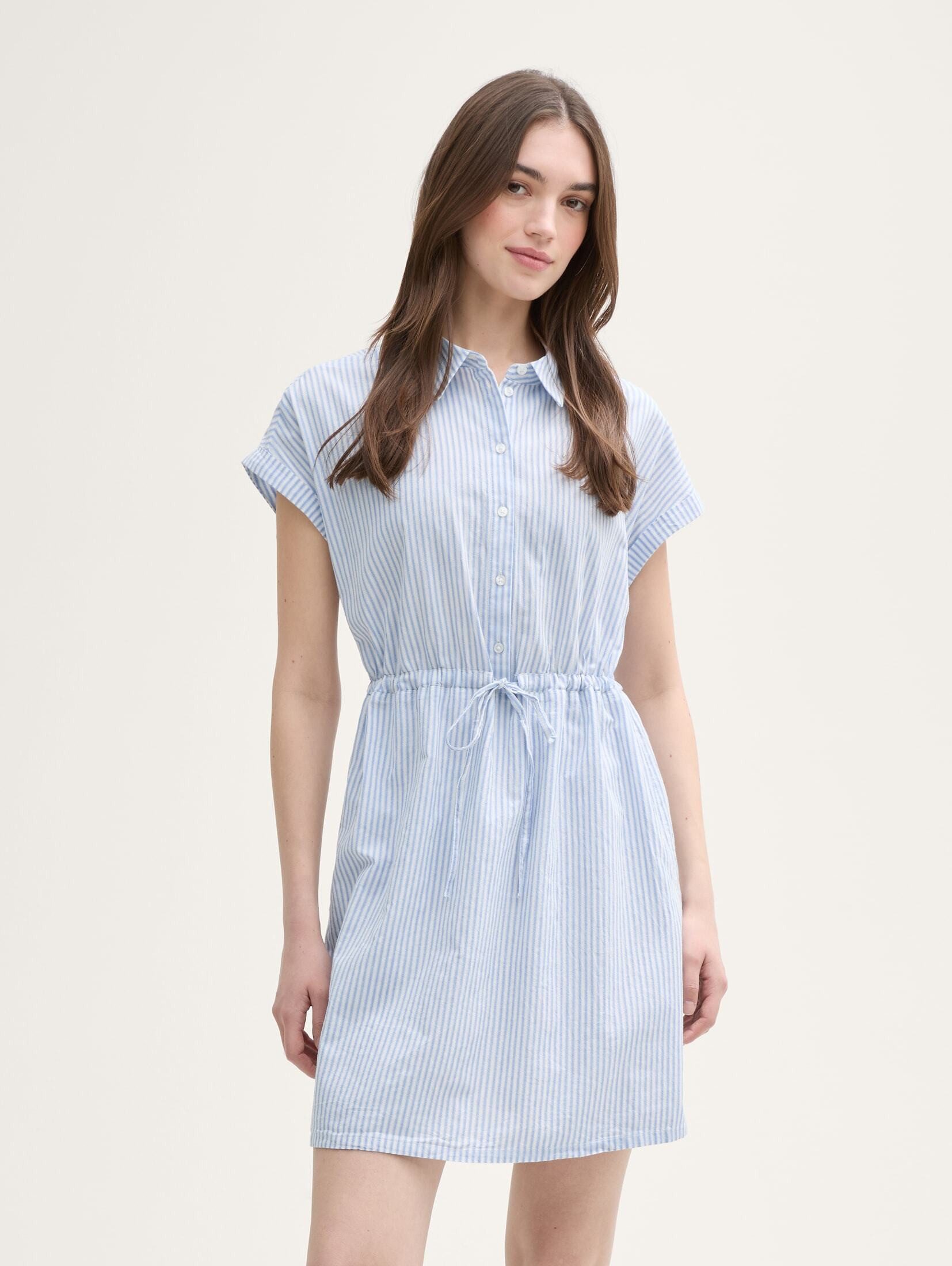 TOM TAILOR Denim Sommerkleid Mini-Blusenkleid mit günstig online kaufen